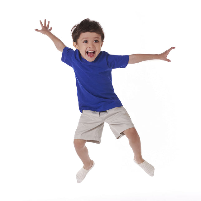 Camisetas de manga corta de punto liso Gerber Baby Toddler, paquete de 5, 160 g/m², Royal, 3T