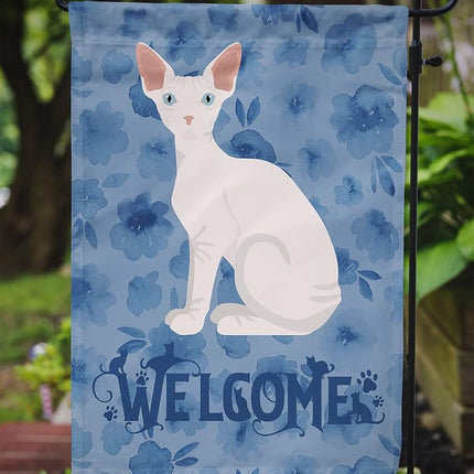 Caroline's Treasures CK5066GF Sphynx Cat Welcome Flag Garden Size, Small, Multicolor