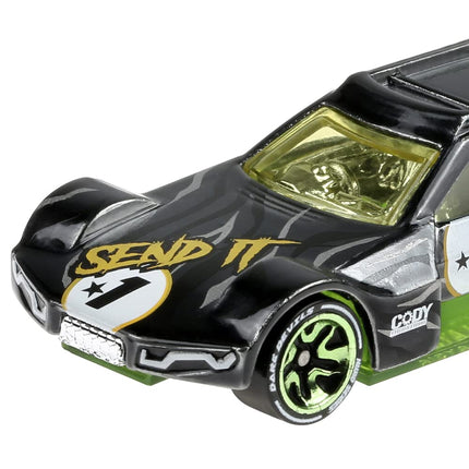 Hot Wheels id Vehicle, 1:64 Scale Driftsta Vehicle with Embedded NFC Chip, Daredevils Collection, Physical and Digital Play for Ages 8 Years and Older