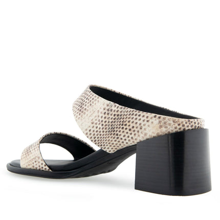 Aerosoles Women's Nika Slide Sandal, Roccia Snake Print Leather, 6