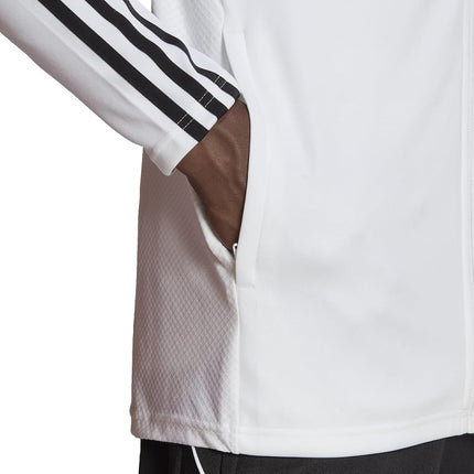 adidas Men's Tiro 23 League Training Jacket, White/Opulent Garden, XL Extra Tall, White/Opulent Garden, XL Extra Tall