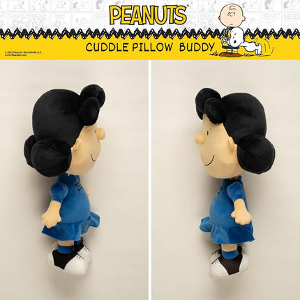 Collectibles Peanuts Lucy Bedding Super Soft Plush Decorative Throw Cuddle Pillow, (Officially Licensed Product) By Franco
