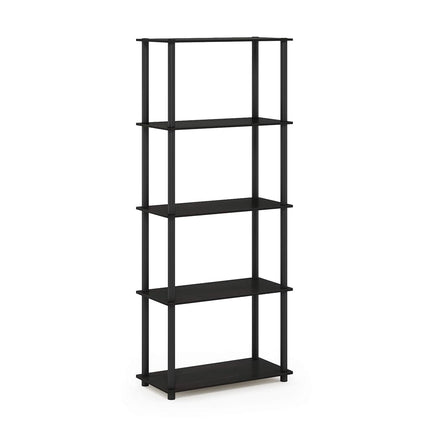 Furinno Toolless Shelves, Wood, Espresso/Black, one size