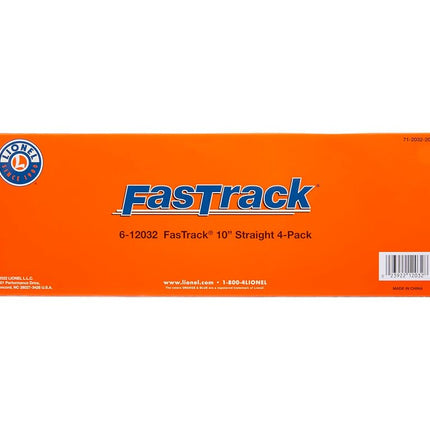 Lionel FasTrack - O-Gauge Straight Track - 4 Pack
