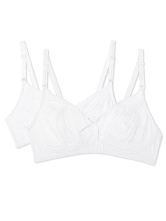 Fruit of the Loom Women's LL S C Bra, White,34B US
