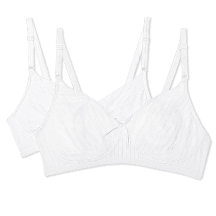 Fruit of the Loom Women's LL S C Bra, White,40C US