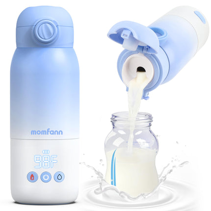 Portable Bottle Warmer for Travel, Dual Heating Mo