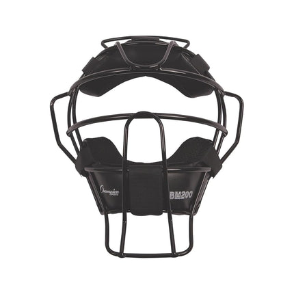 Champion Sports BM200BK Lightweight Umpire Face Mask, Black