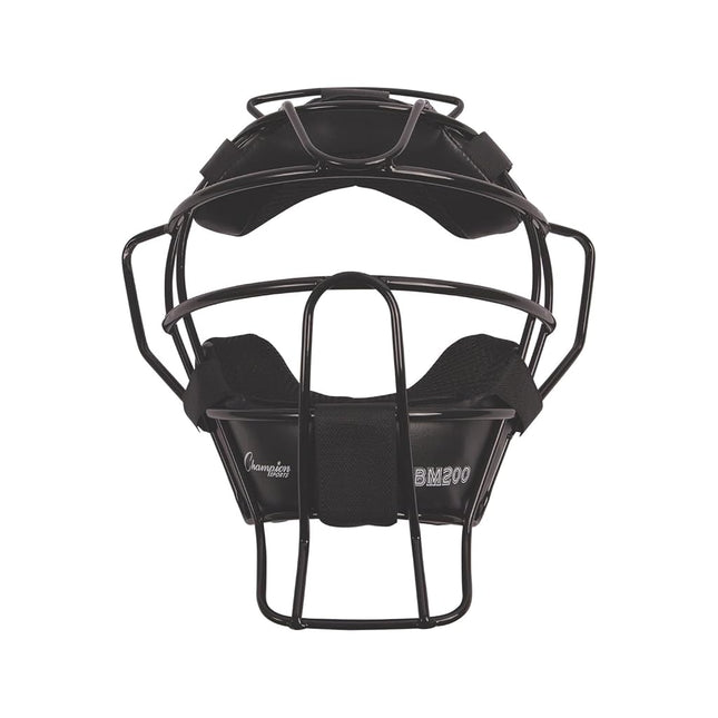 Champion Sports BM200BK Lightweight Umpire Face Mask, Black