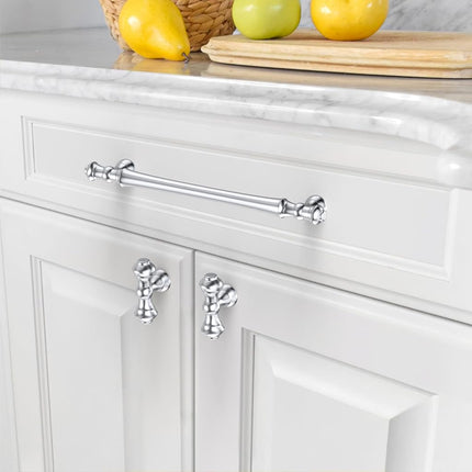 Asidrama 10 Pack 6.3 Inch(160mm) Polished Chrome Kitchen Cabinet Handles, Cabinet Pulls Kitchen Cabinet Hardware for Cupboard Drawer Pulls