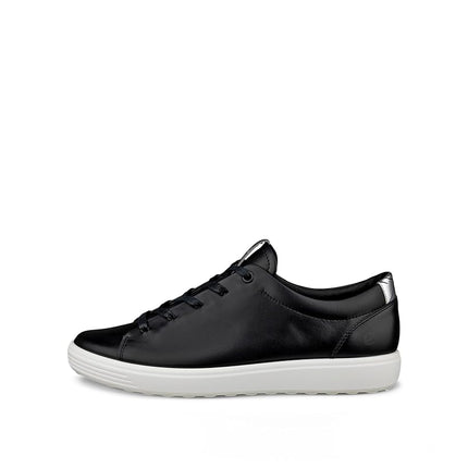 ECCO Men's Soft 7 Ladies High Sneakers, Black Silver Floral Print, 41/42 EU