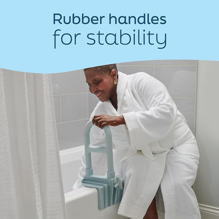 Medline Bath Tub Safety Grab Bar, Microban