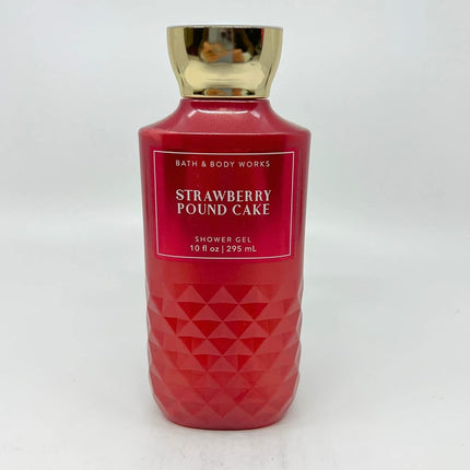 Bath & Body Works Strawberry Pound Cake - 2 Piece Set - Shower Gel 300ml and Ultimate Hydration Body Cream 230ml
