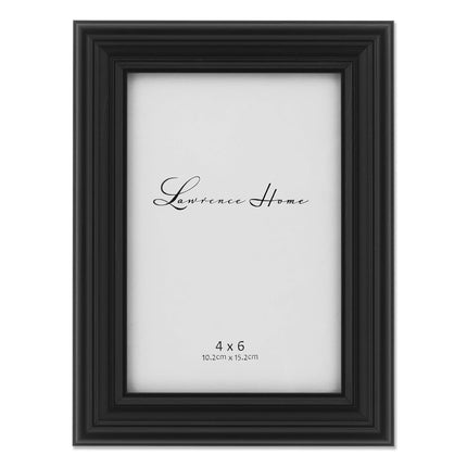 Lawrence Frames 535446 Black 4x6 Classic Detailed 