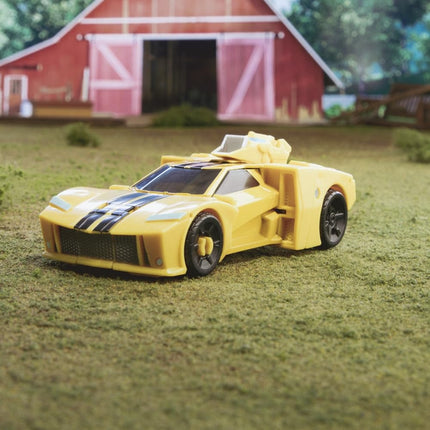 Transformers Toys EarthSpark Clase Deluxe Bumblebee, Figura de acción de 12,5 cm, Juguetes de robot para niños a partir de 6 años