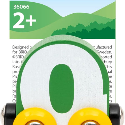 BRIO – Letter Train Q | Wooden Train Set Accessory Toy for Kids Age 2 Years Up