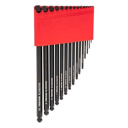 TEKTON Ball End Hex L-Key Set with Holder, 15-Piece (1.3-10 mm) | KLX91203