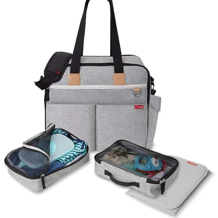 Skip Hop Duo Signature Weekender Changing Bag, Grey Melange