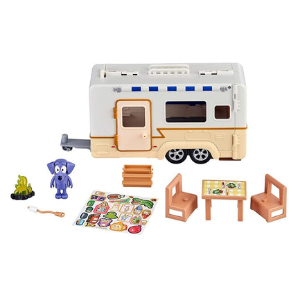 Bluey Caravan Adventure Playset | Includes Jean Lu