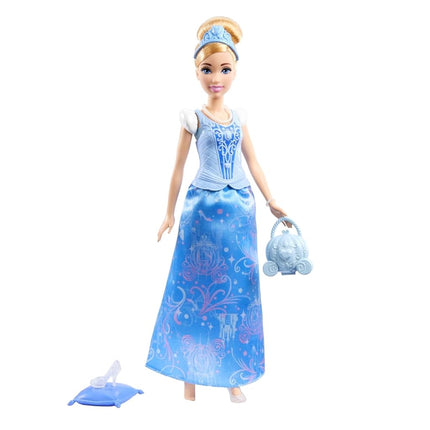 Mattel Disney Princess Cinderella Fashion Doll with 2 Storytelling Looks