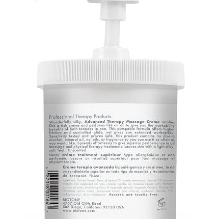 Biotone Advanced Therapy Massage Creme 16 Ounce