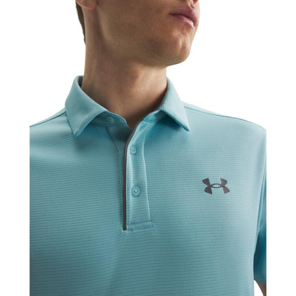 Under Armour Men's Tech Polo Shirt Blue Haze/Pitch Gray XL XL