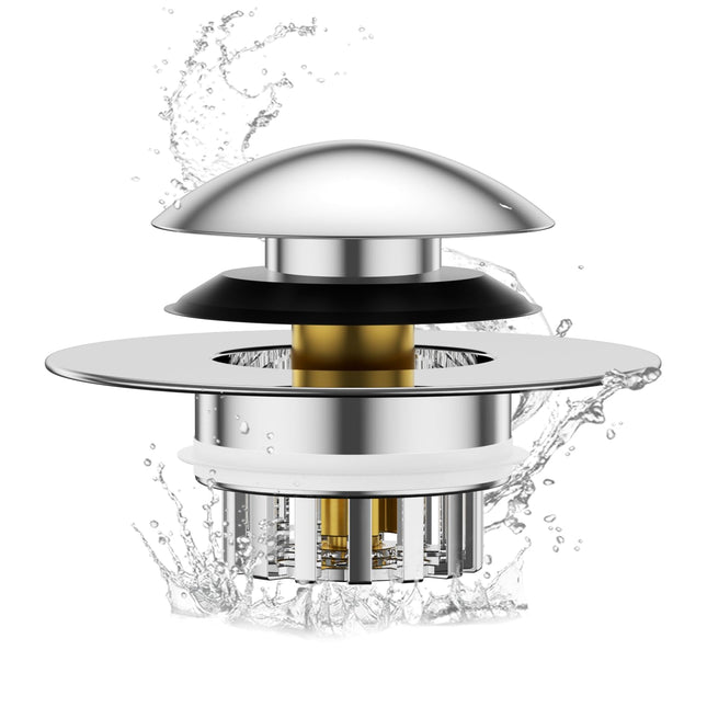 Geyrut YG-001 Bathtub Stopper, Silver