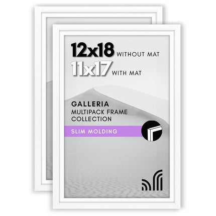 Americanflat 12x18 Poster Frame with Polished Plex