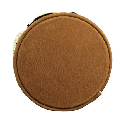Klein Tools 5104VT Leather Bottom Bucket with Velcro Top Featuring Multiple Attachment Loops and Reinforced Bottom