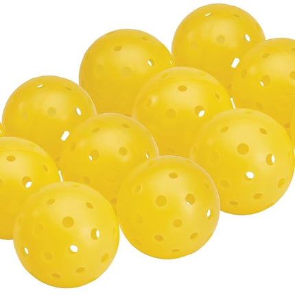 Tourna Strike Outdoor Pickleballs (12 Pack) - USAPA Approved, Optic Yellow (PIKL-12-OY-O)