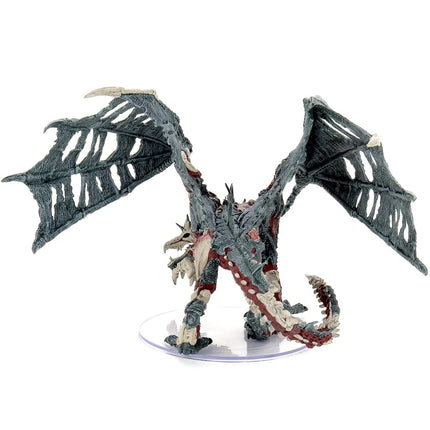 WizKids Dungeons and Dragons Icons of the Realms - Boneyard, Adult Green Dracolich, DnD Miniatures