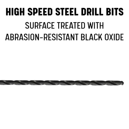 Drill America DWDDL24X13/32 Overall Length HSS Drill Bit, 13/32" X 24"