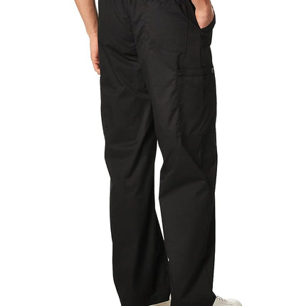 WonderWink Men's Wonderwork Cargo Pant, Black, Medium