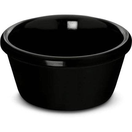 Carlisle FoodService Products Plastic Ramekins, Sauce Bowl For Catering, Kitchen, Restaurant, 6 Ounces, Black