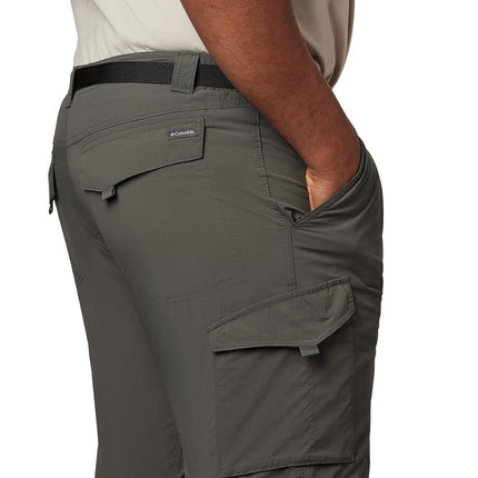 Columbia Men Silver Ridge Convertible Pants - Gravel, Size 38/30