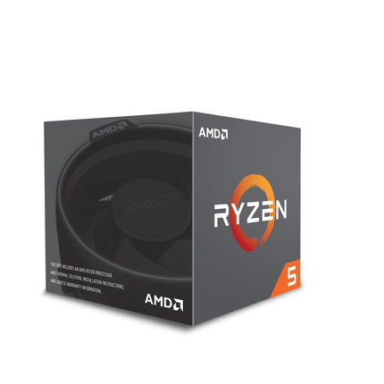 AMD YD2600BBAFBOX Processeur RYZEN5 2600 Socket AM4 3.9Ghz Max Boost, 3,4Ghz Base+19MB