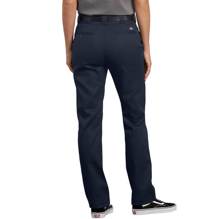Dickies Womens Flex Slim Fit Pants, Dark Navy, 16
