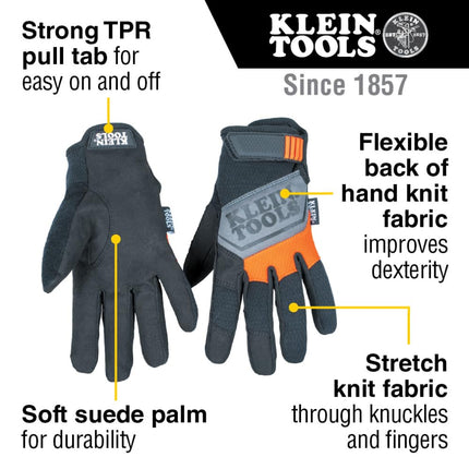 KLEIN TOOLS Hikyskin 60595 Guantes de uso general Talla M