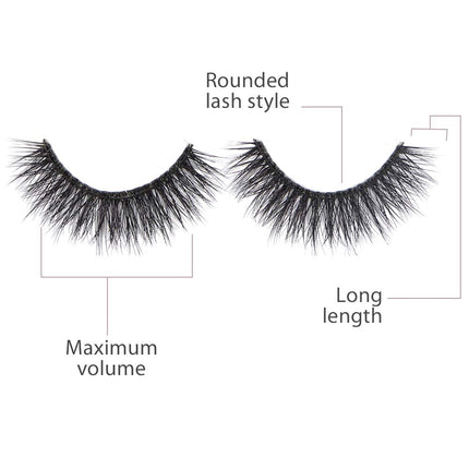 Ardell Lashes Mega Volume 252, 4 Pairs x 2 Packs (8 Pairs)