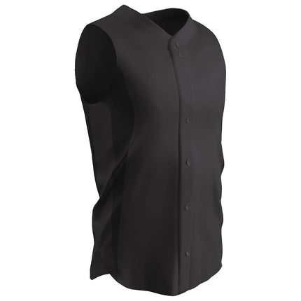 Camiseta de béisbol sin mangas CHAMPRO Reliever con botones completos