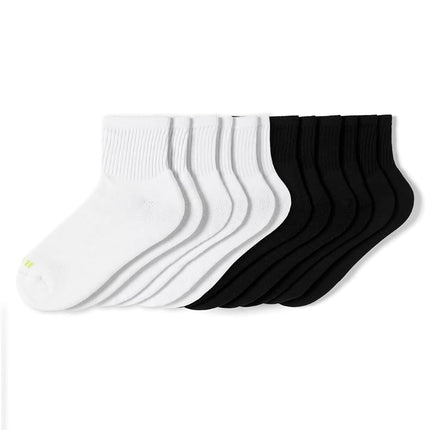 HUE Women's Mini Crew 6-pack Socks, Multi, One Size UK