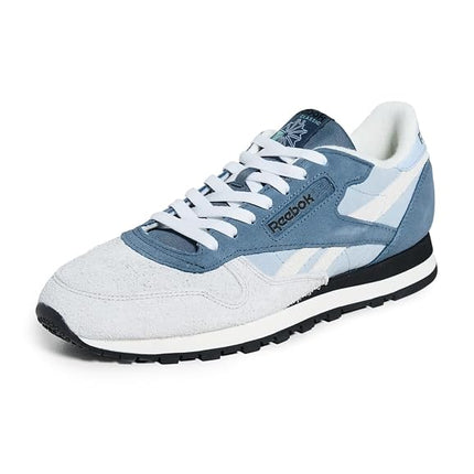 Reebok Unisex-Adult Classic Leather V1 Sneaker, Y2k Blue/Shadow/Grey 1, 7.5 Women/6 Men