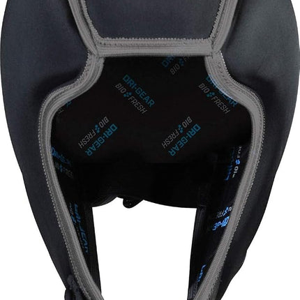 Champro Casco Protector Suave Serie 7 Negro/Gris Pequeño
