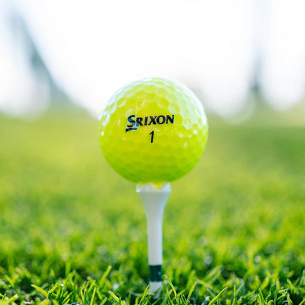 Srixon, New Q-Star Tour 5 2024 - Dozen Golf Balls - Soft Feel, Spin, Performance and Power - 3 Pieces - Urethane - Premium Golf Accessories and Golf Gifts, Yellow