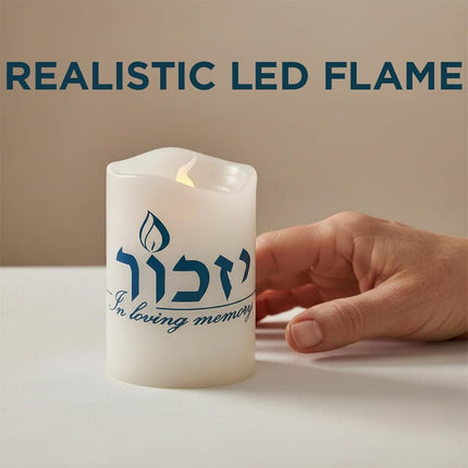 Rite Life Rite Lite CYW-1 2.5 in. LED Flameless Yizkor Memorial Candle - Pack of 6