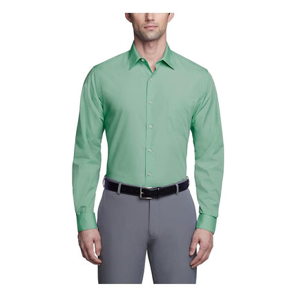 Van Heusen Men's Dress Shirt Fitted Poplin Solid, 
