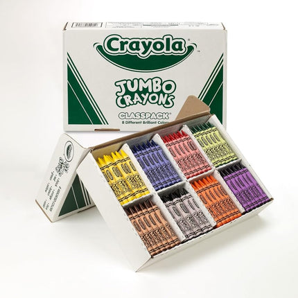 Crayola 52-8389 So Big Crayola Crayons, Classpack, Large Size, 5 x 9/16, 200/Set