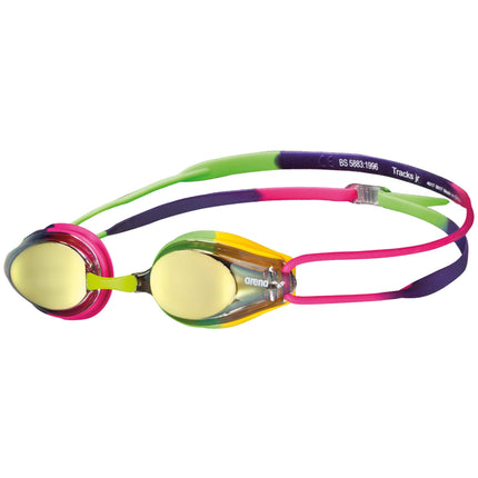 ARENA Unisex-Youth Swim Goggle Tracks Mirror, Viol