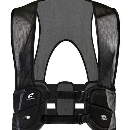 CHAMPRO Air Tech 3 Adult Rib Vest (Black, Large)