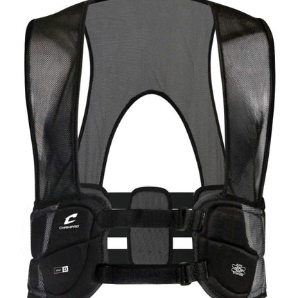 CHAMPRO Air Tech 3 Adult Rib Vest (Black, Large)